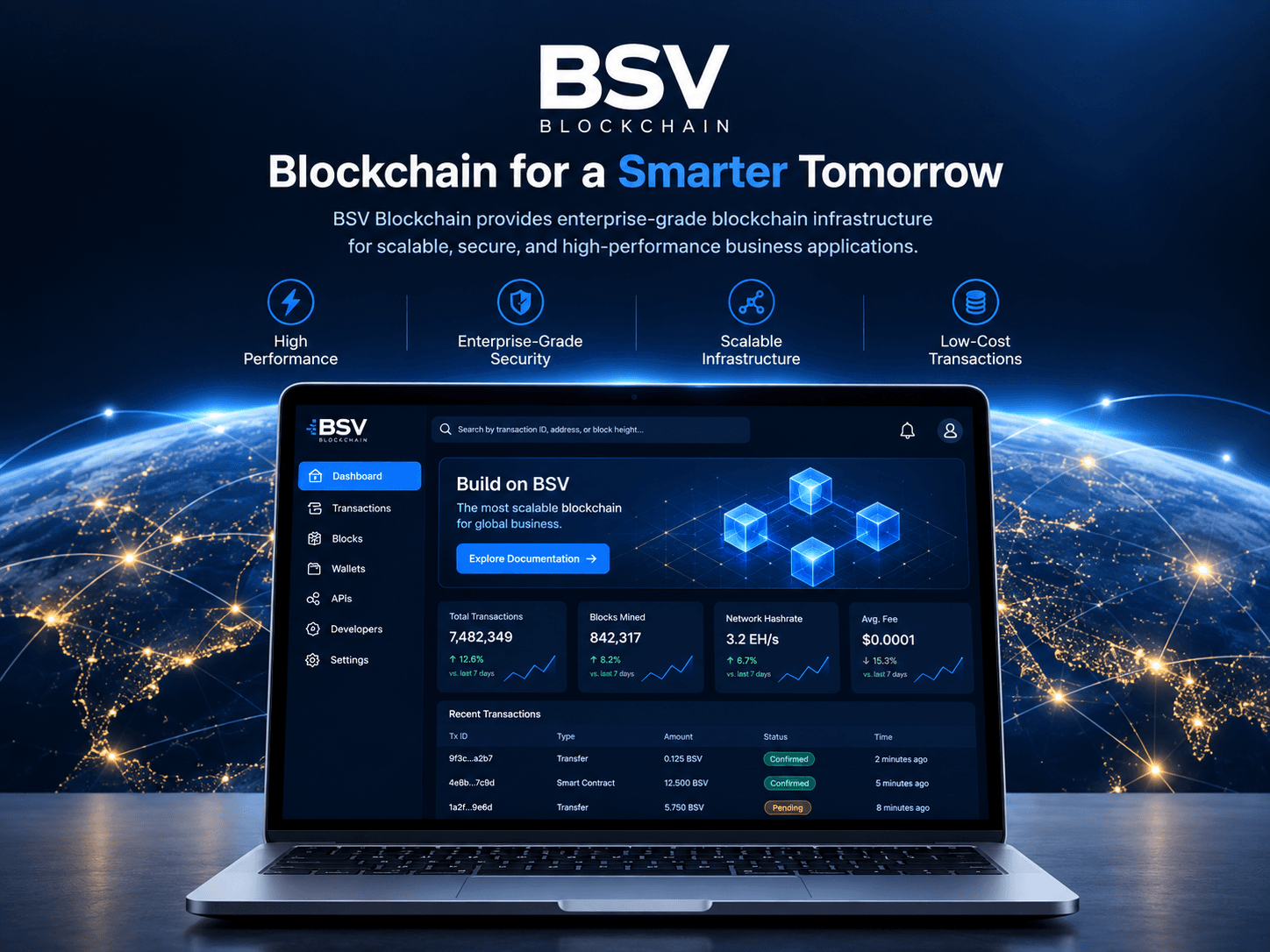 BSV enterprise blockchain platform developed by Expertizo