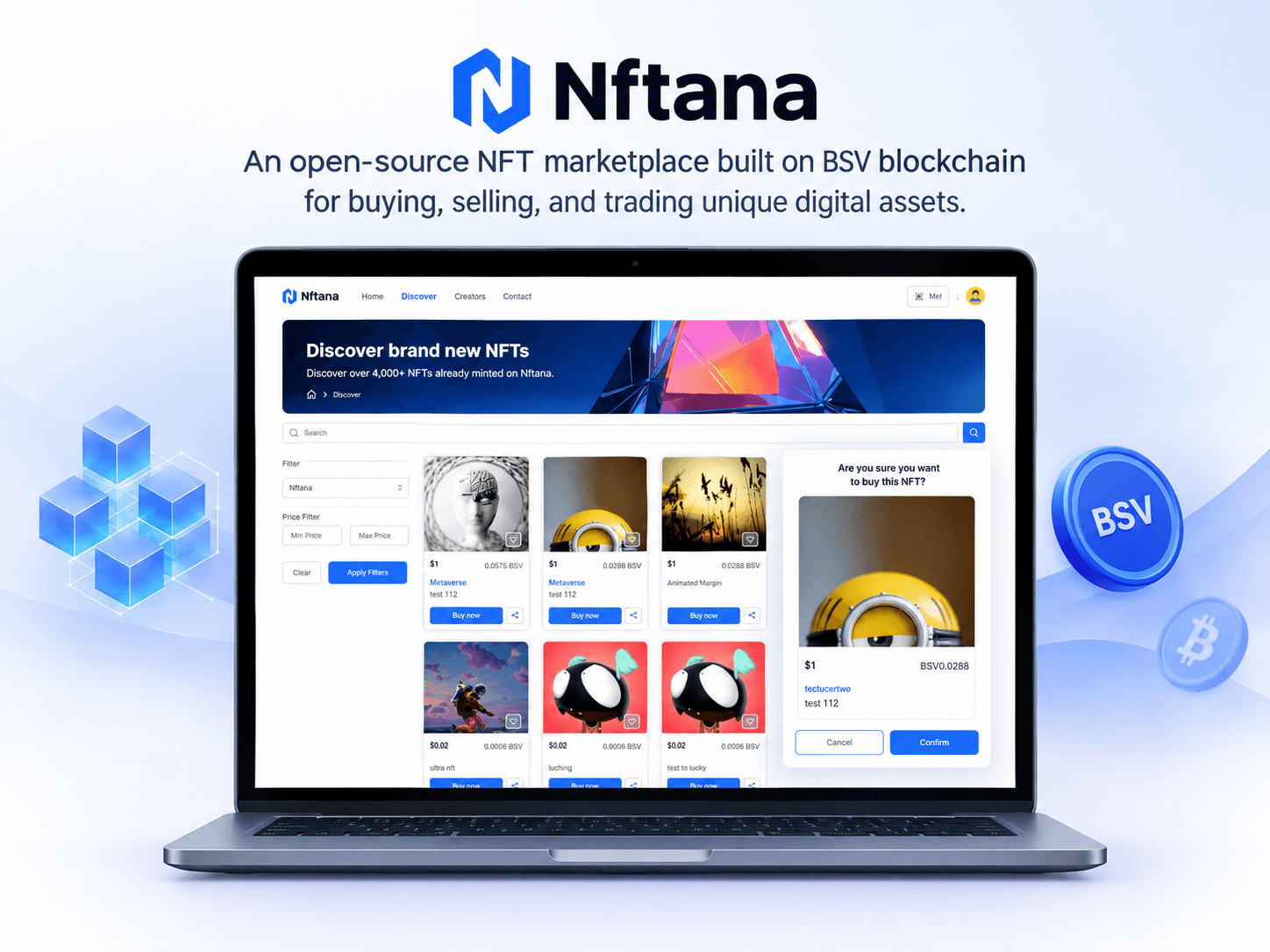 Nftana blockchain NFT marketplace developed by Expertizo