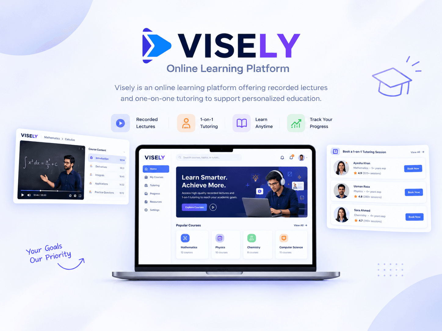 Visely online learning platform developed by Expertizo