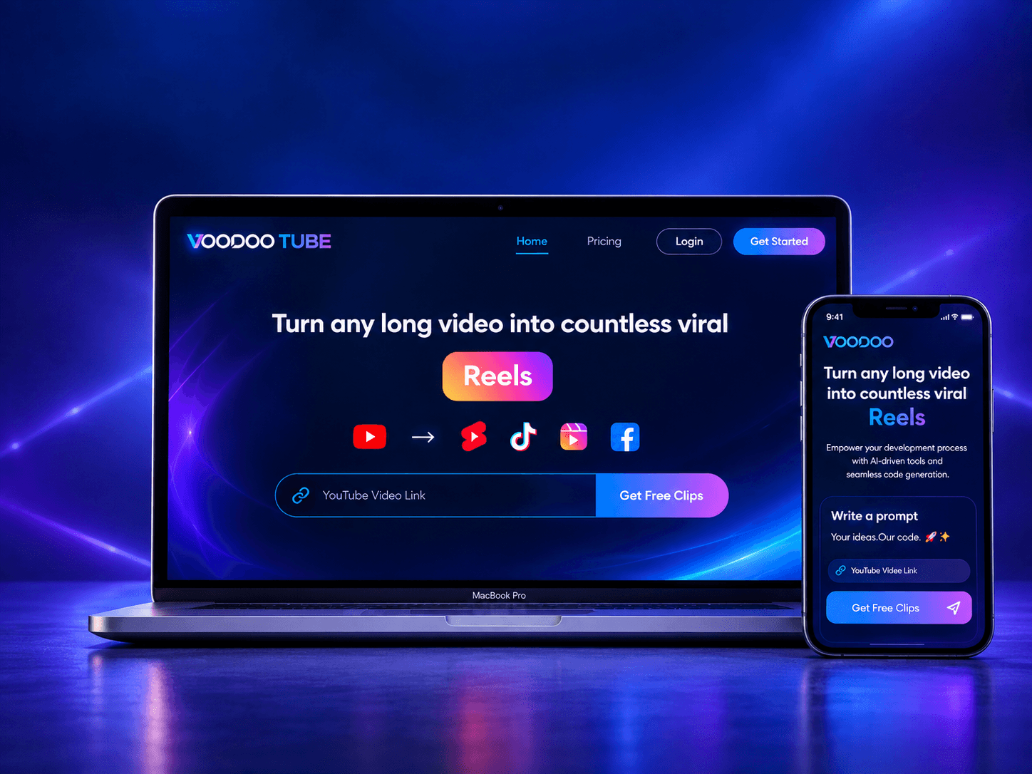 VoodooTube AI video automation and publishing platform